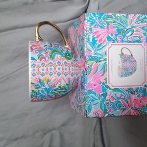 Lilly Pulitzer 12oz ceramic coffee mug Golden Hour